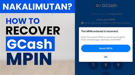 forgot mpin gcash|How to Recover Gcash Mpin .